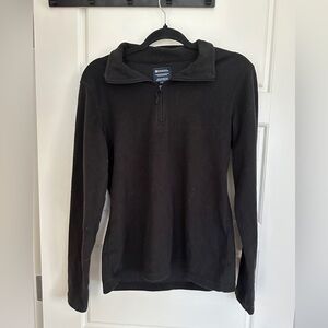 *3/$25* Black Quarter-Zip Sweater